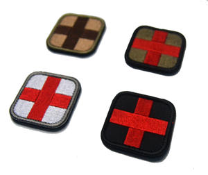 Parche Médico Táctico Personalizado de Fábrica con Cruz Roja para Equipo de Caza, Uso en EMS y Seguridad, con Cierre de Gancho y Bucle, Certificado CE - Product Image 6