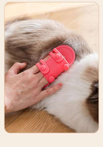 Doe Pet Cat Scratch chitch Board Rub solletico artefatto viso in Silicone sostenibile spazzola auto-toelettatore artefatto PP Rub strumento - Product Image 3