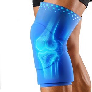 Rodilleras de Gel Sólido 3D Engrosadas y Mejoradas para Terapia Fría y Caliente con Compresa de Hielo, Protector de Rodilla Transfronterizo - Product Image 1