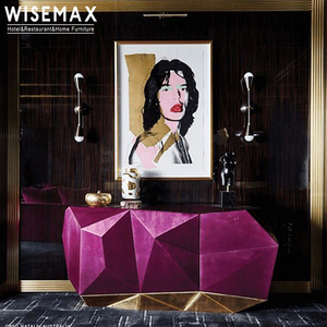 Meubles WISEMAX Meubles de salon design <span class=keywords><strong>Salle</strong></span> <span class=keywords><strong>à</strong></span> <span class=keywords><strong>manger</strong></span> <span class=keywords><strong>Console</strong></span> Cabinet Villa Hôtel Lobby Italien Luxe Buffet Cabinet - Product Image 2