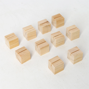 <span class=keywords><strong>Support</strong></span> de carte de <span class=keywords><strong>table</strong></span> personnalisé gravé, en bois brut, avec porte-photos et porte-noms, cubes en bois miniatures, <span class=keywords><strong>support</strong></span> de numéro de <span class=keywords><strong>table</strong></span> en bois - Product Image 5