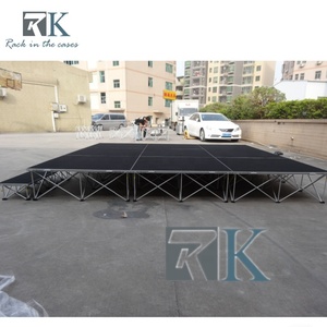 Customized Plywood <b>Platform</b> <b>Stage</b> Aluminum <b>Stage</b> Aluminum Support Mobile <b>Stage</b> for Wedding Performance Exhibition Music Events - Product Image 3