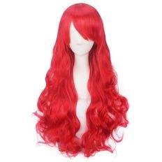 Peluca de onda larga de cabello humano virgen rojo 100% en estilos de onda de cuerpo 99J y ondas de agua longitudes estiradas de 14 a 40 pulgadas - Product Image 1
