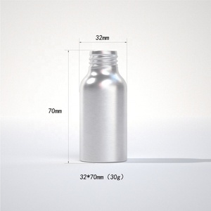Portable Small Capacity Mini Aluminum Bottle with Hanging Strap for Travel <b>Sunscreen</b> and Lotion Samples - Product Image 2