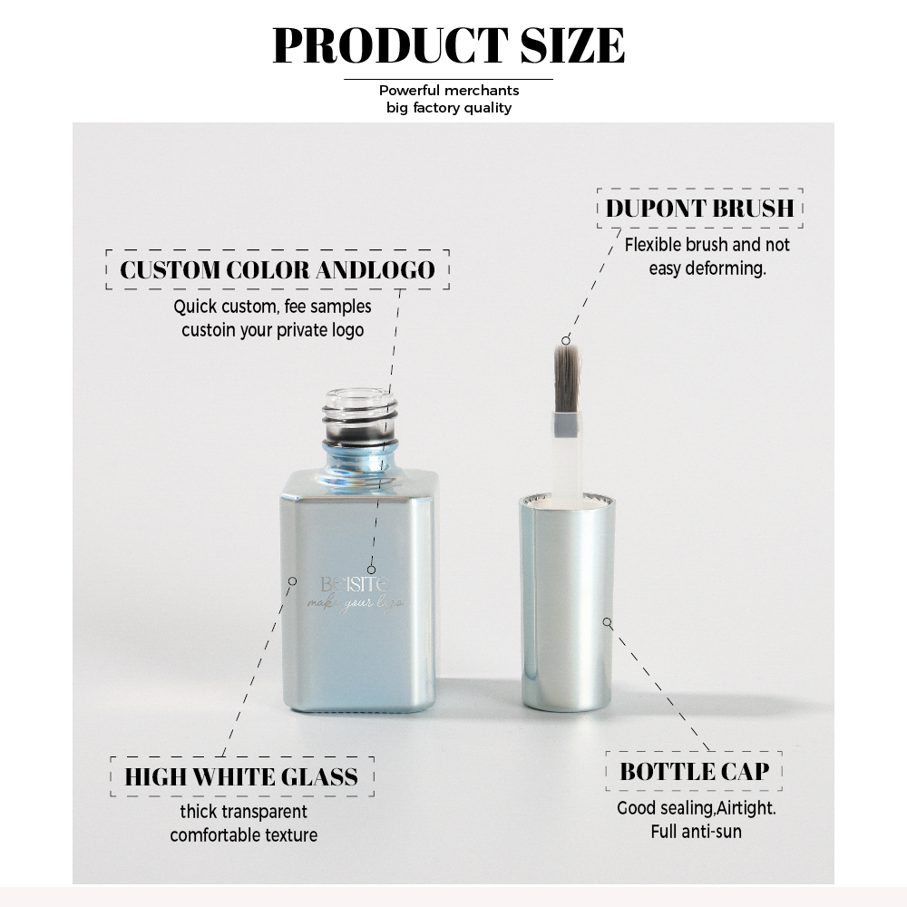 gel polish bottle 3d logo