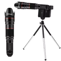 Objectif de téléphone portable 50X, longue portée, grande ouverture, télescope monoculaire HD, vente en gros