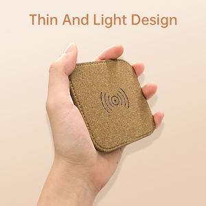 Nouveau vert écologique forme carrée multi bureau liège <span class=keywords><strong>chargeur</strong></span> à <span class=keywords><strong>Induction</strong></span> sans fil téléphone portable coq <span class=keywords><strong>chargeur</strong></span> <span class=keywords><strong>chargeur</strong></span> de téléphone - Product Image 4