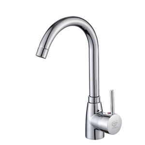 Grifo para fregadero Morning Dew 6216, acabado cromado, fácil instalación, entrada y salida de 4 puntos, funcionamiento manual - Product Image 5