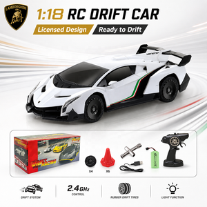 Auto Telecomandata RC Drift 1:18 <span class=keywords><strong>Lamborghini</strong></span> con Licenza Ufficiale per Negozi di Regali, Rivenditori Online e Ordini all'Ingrosso per il Mercato Mondiale - Product Image 1