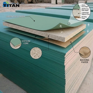 Lastra di <span class=keywords><strong>Cartongesso</strong></span> 9,5mm 1,2x2,4m Idrorepellente e Resistente al Fuoco <span class=keywords><strong>per</strong></span> Pareti a Secco - Product Image 4