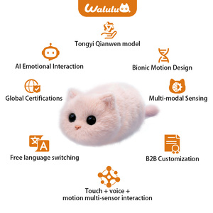 Robot Animale Domestico Intelligente Walulu per Ansia, con Voce Rilassante, Peluche Interattivo che Racconta Storie, Bambola AI con ChatGPT, Giocattolo Sicuro e Confortevole - Product Image 2