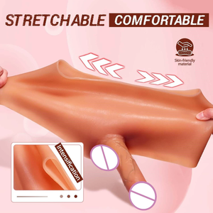 ホットセール ウェアラブルディルド パンティー 卸売 リアルなシリコン製 中空ストラップオンディルド レズビアンカップル向けセックストイ - Product Image 6