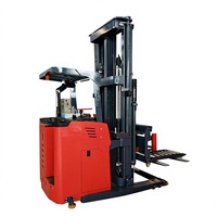 Chariot élévateur électrique triplex VNA à mât triple de 1500 kg avec contrôleur Curtis pour entrepôt à hauteur de plafond