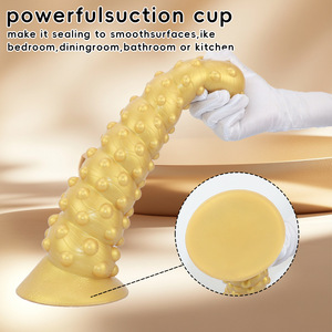 Plug anal en silicone à particules géantes, extra large, fileté, pour pénétration profonde, avec <span class=keywords><strong>perle</strong></span> <span class=keywords><strong>anale</strong></span> en forme de pénis de cheval, dilatateur anal - Product Image 2