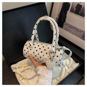 Bolso de lunares súper popular para mujer, nuevo estilo 2026, exquisito mini bolso cruzado versátil, moderno bolso tote redondo. - Product Image 6