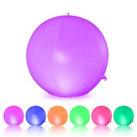 Offre Spéciale boules flottantes LED lumière Rechargeable, piscine d'eau dansante, musique Concert, jardin lumineux clignotant, télécommande LED boule