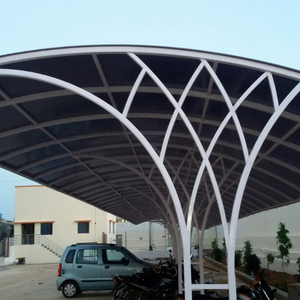 Estructura de membrana PVDF PTFE para estacionamiento de coche, marco de aluminio resistente al viento, de lujo, de Metal y acero, para exteriores - Product Image 3