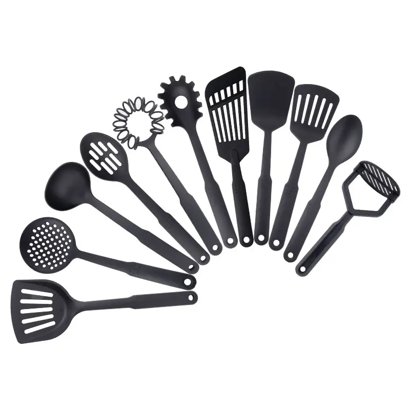 Hersteller Küchengeräte Cocina Nylon Utensilien Küche Kochute nsilien Hitze beständiges Nylon Küchen utensilien Set