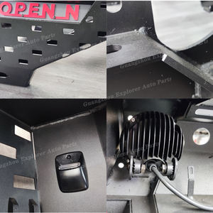 Parachoques Trasero de Acero <span class=keywords><strong>Armando</strong></span> para Hilux Revo Rocco 2021+ con Luz Led y Grillete, Accesorios 4X4 para Facelift de Coche - Product Image 2