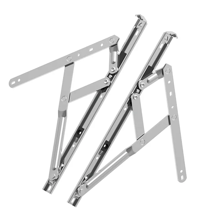 High-Capacity Stainless Steel 304 Heavy-duty Hinge Stay arms Casement Window Adjustable 4-bar window arms Friction Stay