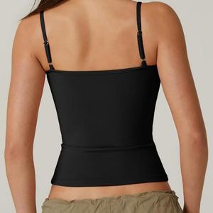 Camisola de Cuello Bajo de Color Sólido para Mujer, al por Mayor, Personalizada OEM/ODM, para Oficina, Casual, Actividades al Aire Libre - Product Image 3