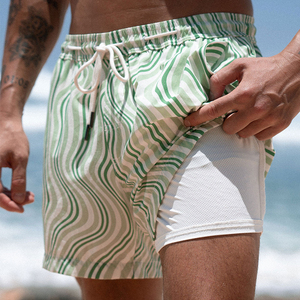 Summer Quick Drying Recycled Polyester Swimwear Trunks <strong>Surf</strong> Board Beach Shorts Sublimation <strong>Printing</strong> Swim Shorts Men Swim Trunk - Product Image 2