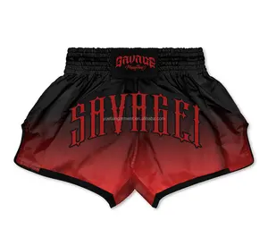 Shorts de <span class=keywords><strong>Muay</strong></span> Thaï Thaïlande, Shorts de Kick-boxing, Shorts de Combat, Shorts de <span class=keywords><strong>Muay</strong></span> Thaï par Sublimation - Product Image 1