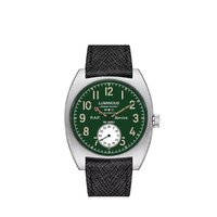 Montre mécanique 38 mm avec cadran à aiguilles, bracelet en cuir 20 mm, date automatique - Durable