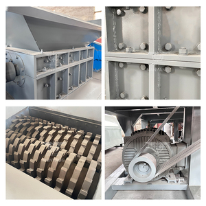 Strong Blade H19 Waste Ceramic Glass Shredder Prefabricated <strong>Board</strong> Bricks Waste Ceramic Jars Glass Windows Bottle Shredder - Product Image 2