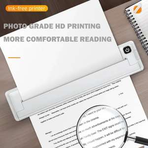 Imprimante Thermique Portable BT, Imprimante d'Étiquettes sans Fil BT 200dpi, Étiqueteuse Rechargeable pour Photos, Mémos et Impression de Questions Erronées - Product Image 3