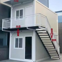 Maison préfabriquée contemporaine en acier et bois pliable de type Z, robuste, stable, emballée en kit, portable