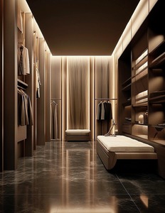 Ensemble de chambre à coucher moderne et luxueux personnalisé, armoire en pierre écologique pour appartement, service d'achat au prix direct usine - Product Image 2