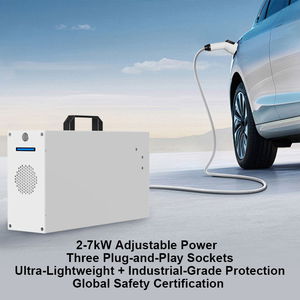 Cargador Portátil para Vehículos Eléctricos <span class=keywords><strong>de</strong></span> 7KW, Estilo Maletín, Compatible con GBT/CCS1/CCS2, Estación <span class=keywords><strong>de</strong></span> <span class=keywords><strong>Carga</strong></span> para Emergencias - Product Image 5