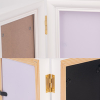 Kit de moule en argile pour les pattes de chien et de chat, cadre Photo, cadre Photo en bois avec argile, 5 pouces