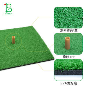 Tapete de Práctica de Golf Portátil Ser Golf Mini Golf Swing Mat 30x60cm con Material de Césped para Uso en Interiores y Exteriores - Product Image 4