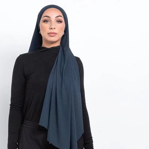 2024 Haute Qualité Pas Cher Personnalisé Nouveau Design Style Arabe Couleur Unie <span class=keywords><strong>Hijab</strong></span> Jersey <span class=keywords><strong>Hijab</strong></span> Écharpe Femmes <span class=keywords><strong>Hijab</strong></span> Musulman Al <span class=keywords><strong>Por</strong></span> Mayor - Product Image 4