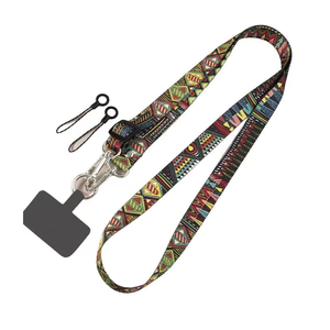 Cordon de téléphone réglable à 6 lignes, bandoulière tour de cou avec patch pour téléphone, cordon anti-chute pour téléphone portable/porte-clés/carte - Product Image 6