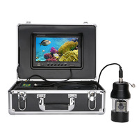 Enregistreur DVR 9 pouces 100m caméra vidéo de pêche sous-marine détecteur de poisson IP68 étanche 38 led caméra rotative à 360 degrés