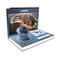 Présentoir acrylique personnalisé du fabricant pour écouteurs Bluetooth avec présentoir d'accessoires d'écouteurs de sport à LED numériques.