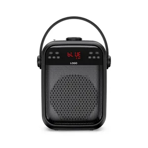 Aangepaste Draagbare Speaker 25 Watt Met 4 Inch Full Range Speaker Hoorn Lcd-Scherm Ondersteuning Fm Radio Ture Draadloze Stereo Voor Feest