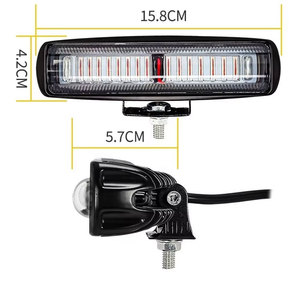 डीसी 12-80v 30 वाट के काम की पूंछ का खतरा स्‍पॉट एम्बर लाइट ग्रीन ब्लू रेड जोन लाइन के नेतृत्व में फोर्कलिफ्ट सुरक्षा चेतावनी प्रकाश - Product Image 4