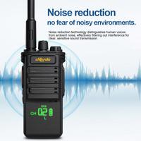 Chierda CD108F Plus 10w Talkie-walkie pour le camping en plein air et la construction, interphone VHF/UHF, radio bidirectionnelle étanche avec une portée de 5 à 10 km