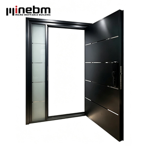 Nouvelle <span class=keywords><strong>Porte</strong></span> <span class=keywords><strong>d</strong></span>'Entrée Extérieure en Acier de Sécurité, Design Italien Moderne, Vente Chaude, Prix Abordable, pour Maisons - Product Image 5