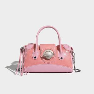 Ventes directes d'usine de sacs à main de mode multicolores avec des boucles en métal et une personnalité unique - Product Image 4