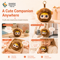 Llavero de Peluche con IA, Clon de Voz, Memoria de Larga Duración, +50 Idiomas, Expresiones de Emoción, WiFi, Compañero Portátil, Regalo para Niños, PP