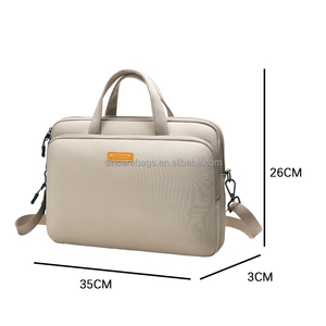 Nuevo Bolso de Mano para Portátil a la Moda, Impermeable, de Gran Capacidad, Bandolera, Bolso de Hombro para Computadora, con Bolsa de Aire Engrosada y Absorción de Impactos - Product Image 6