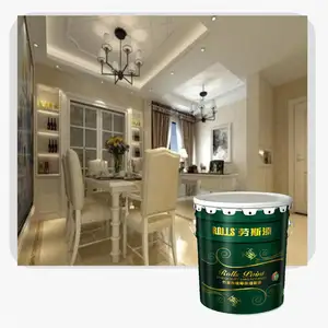 Màu xanh lá cây không mùi và màu sắc phong phú, sơn phủ Acrylic mờ cao cấp cho tường nội thất