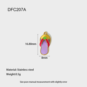 Pendentif Manna mignon en forme de goutte d'huile, petit poisson <span class=keywords><strong>rouge</strong></span> et coccinelle en 3D pour la fabrication de bijoux - Product Image 4