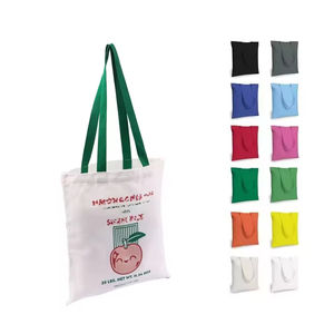 Bolsa de Compras de Lona de Algodón Personalizada, Ecológica, Reutilizable, Resistente, con Logotipo, Plegable, para Regalos - Product Image 5