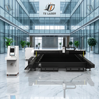 Máquina de corte láser de fibra Cypcut 8000 de gran formato para piezas de camiones pesados de alta precisión de 20kw 30kw, con riel de suelo 12025 16032